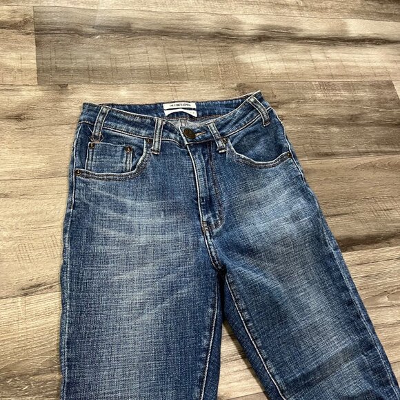 One By One Teaspoon High Waist Freebird II Distressed Skinny Jeans Blue Size 24 - Picture 3 of 10